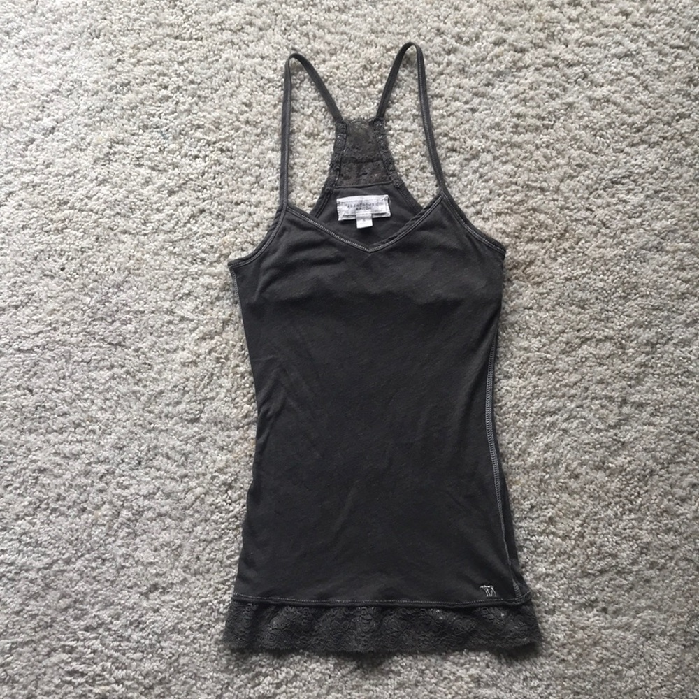 A&F tank top size small. Grayish/brownish color